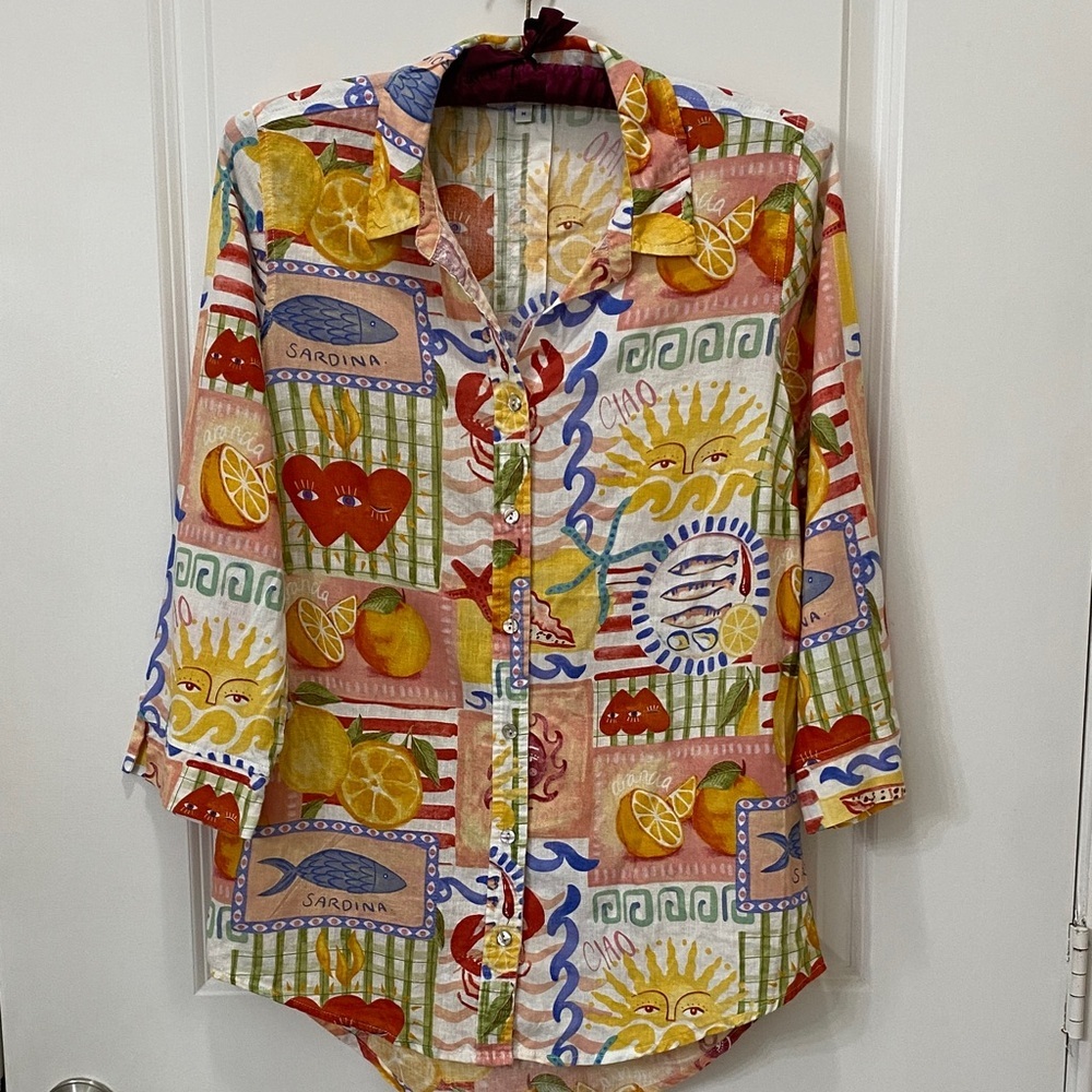 Calypso St. Barth Multicolor Graphic Shirt